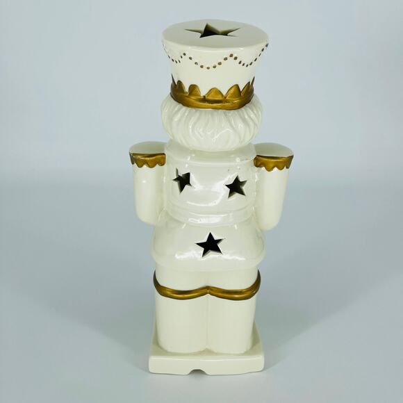 International Bazaar Porcelain Christmas Holiday Nutcracker Decoration - VGUC - Picture 3 of 12